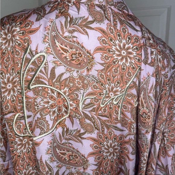 Rue de Seine Floral Kimono Robe One Size.  #227 - Picture 8 of 17